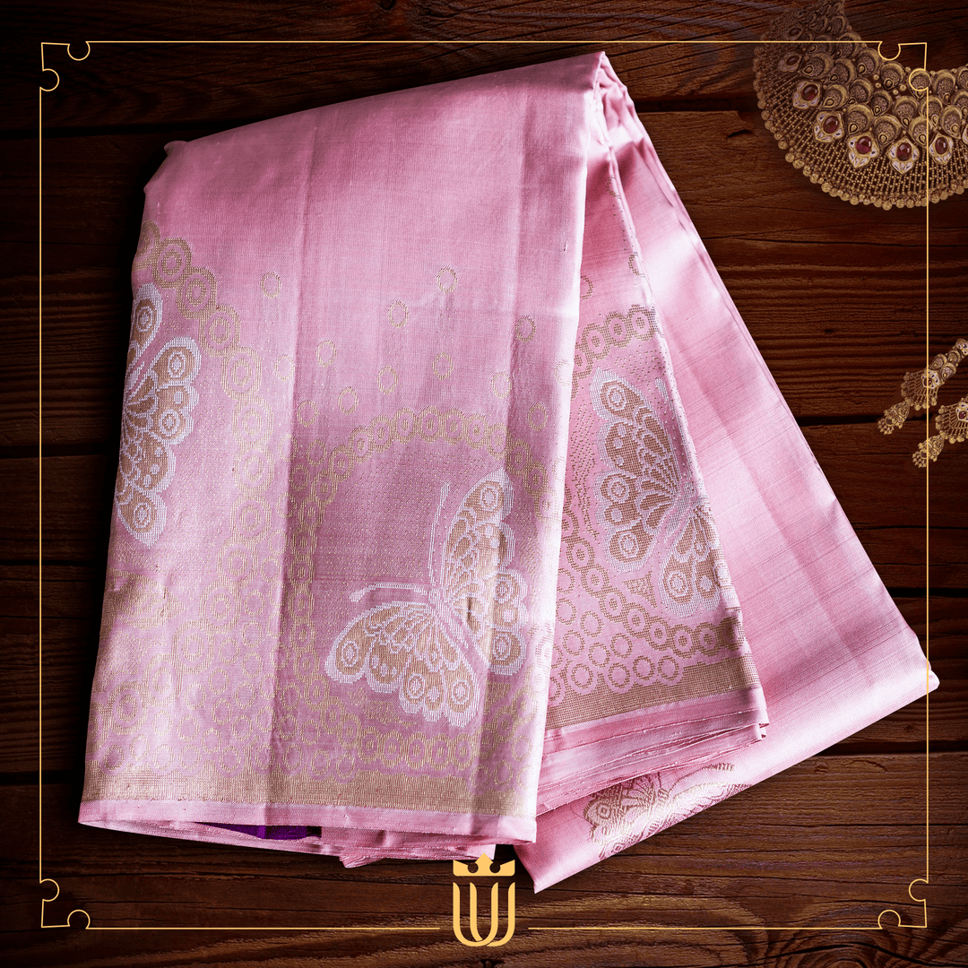 pink saree