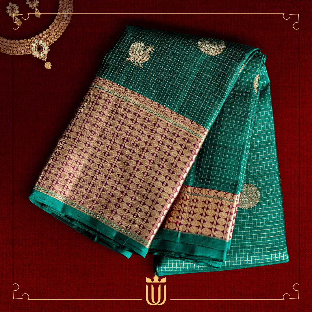 Green saree