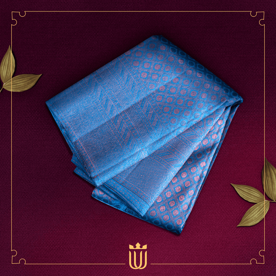 blue saree