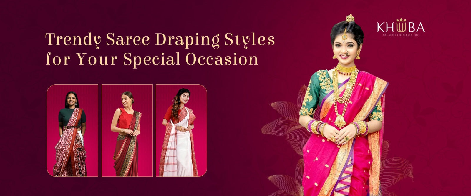 Make A Statement and Look Stunning - Best Saree Style Ideas for