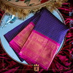 purple saree